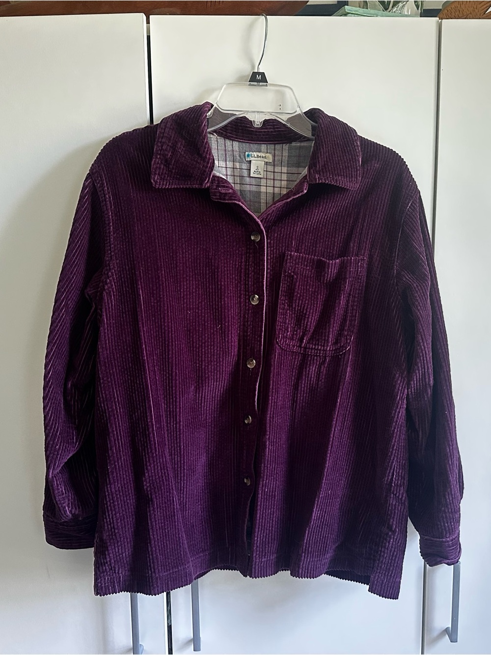 LL Bean Corduroy Button up